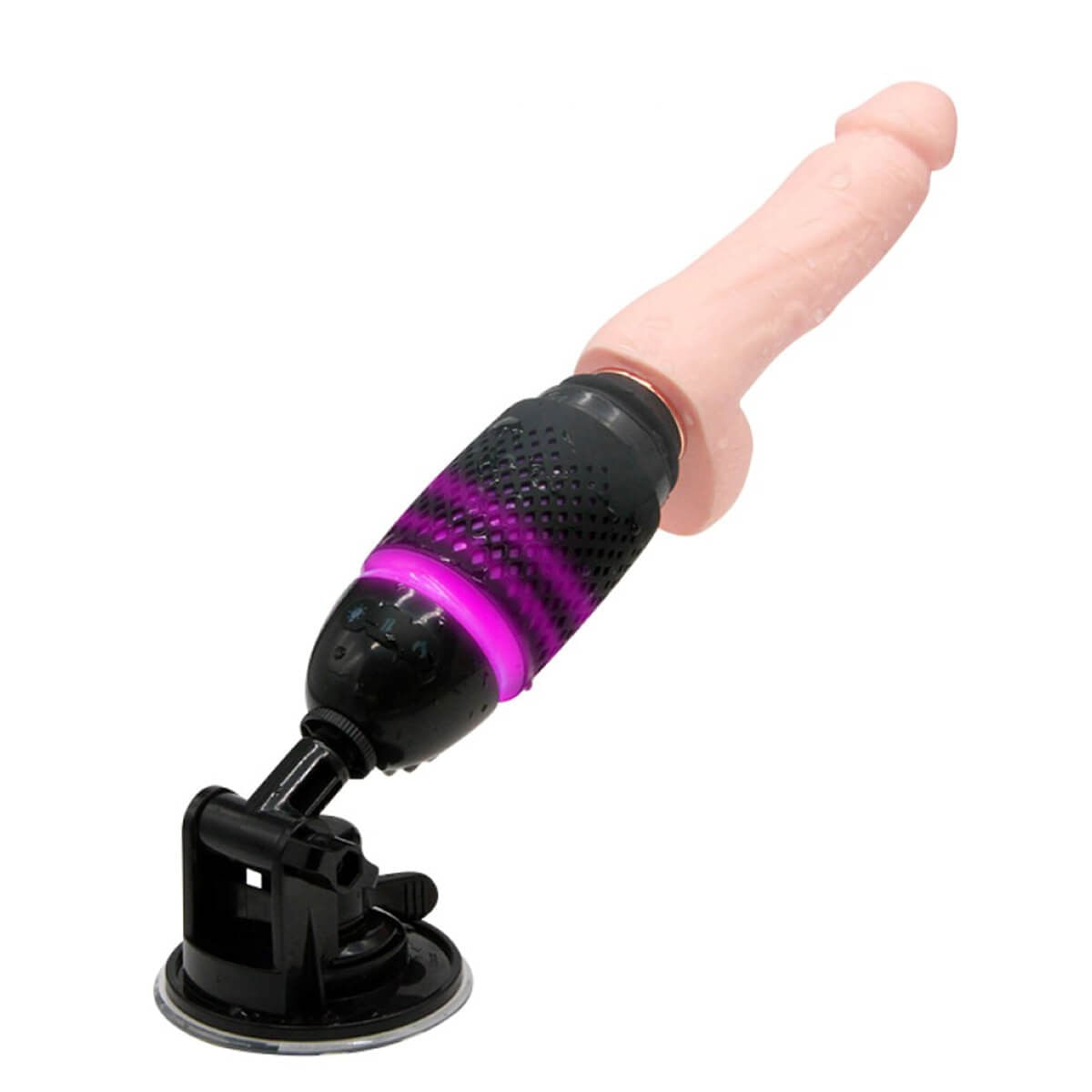 Super Mini Sex Machine com Prótese Realística e 7 Modos de Vibrações Miss Collection