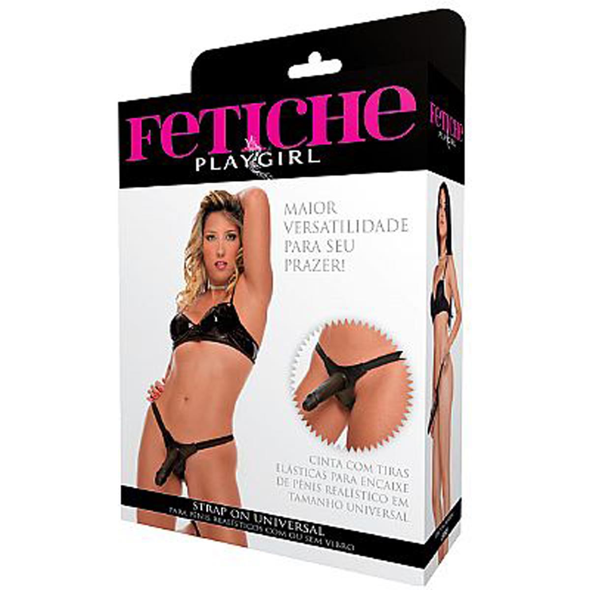 Strap On Universal para pênis realísticos com ou sem vibro Adão e Eva - Miess
