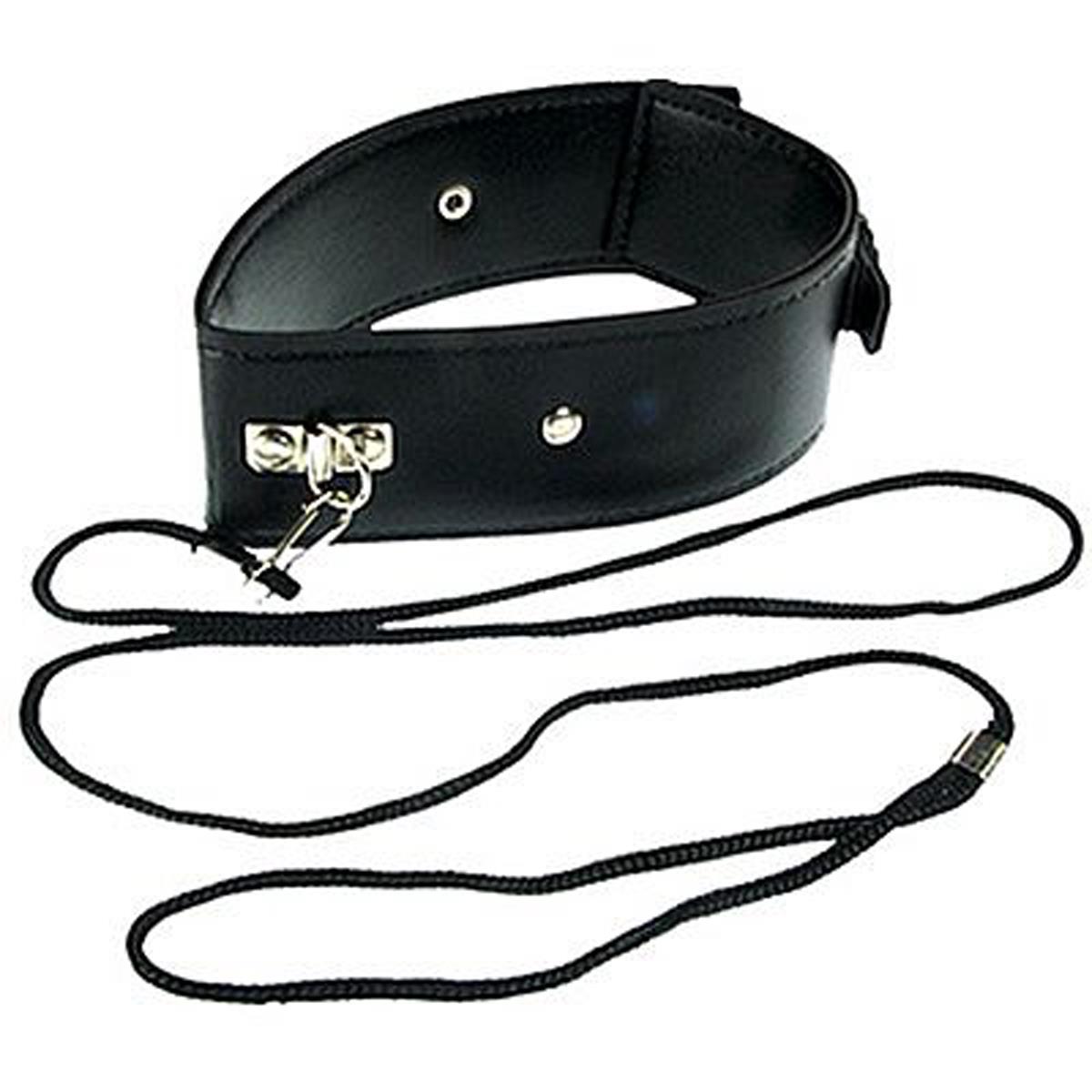 Coleira guia com detalhes em metal Fetiche Play Girl  - Miess