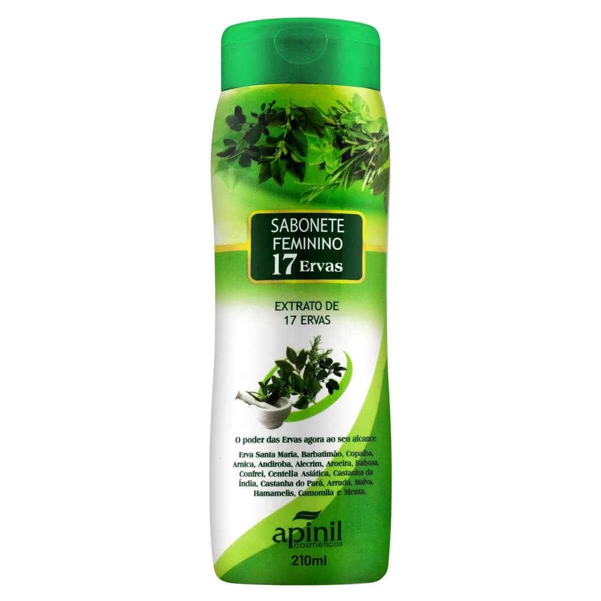 Sabonete Íntimo Feminino Aroma de 17 Ervas 200ml Apinil Cosméticos