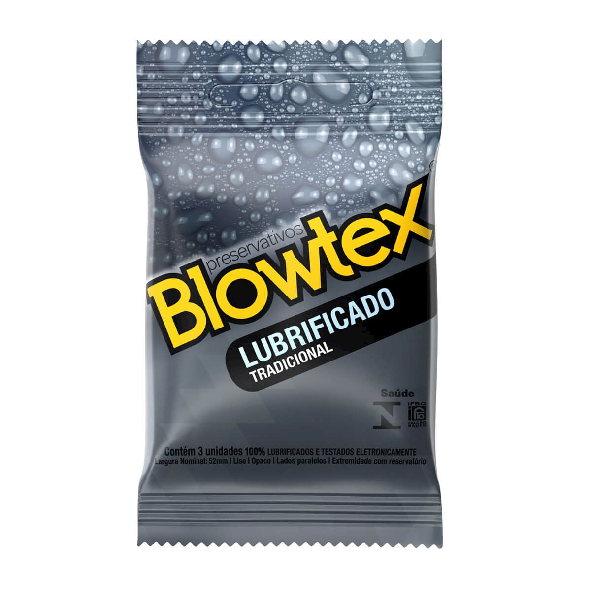Preservativos Lubrificados Tradicional Sensibilidade e Prazer com 3 unidades Blowtex Preservativos Lubrificados Tradicional Sensibilidade e Prazer com 3 unidades Blowtex
