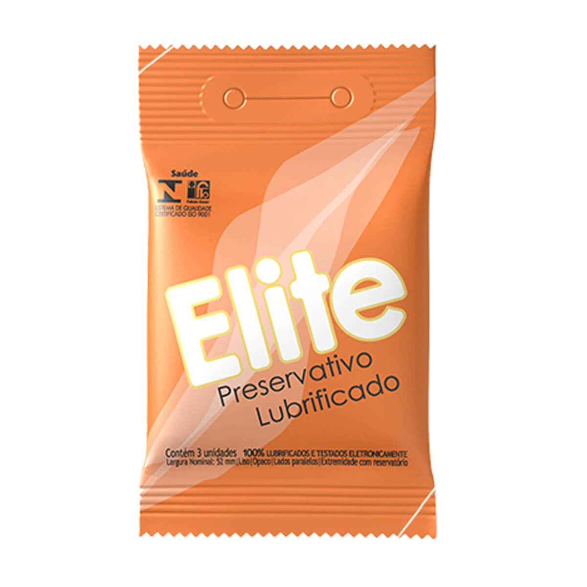Preservativos Lubrificados Elite com 3 unidades Blowtex