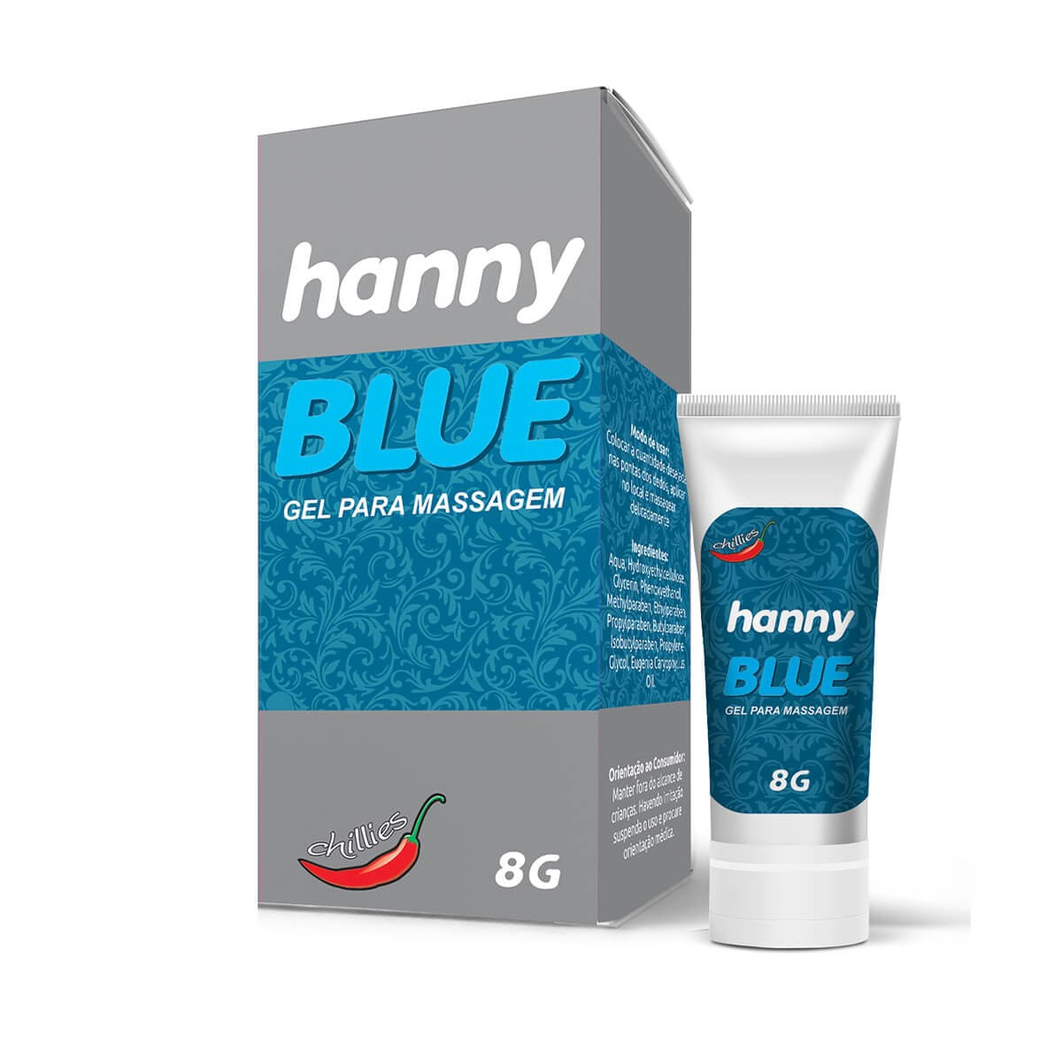 Hanny Blue Gel Dessensibilizante Corporal 8g Chillies