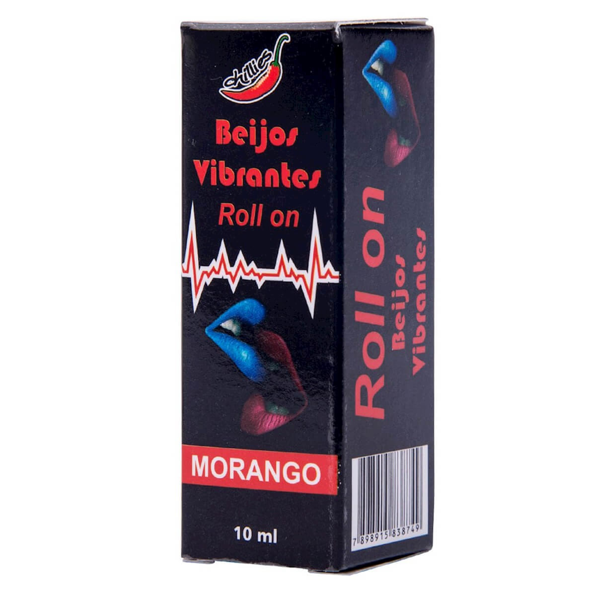 Beijos Vibrantes Roll on Morango 10ml Chillies Beijos Vibrantes Roll on Morango 10ml Chillies