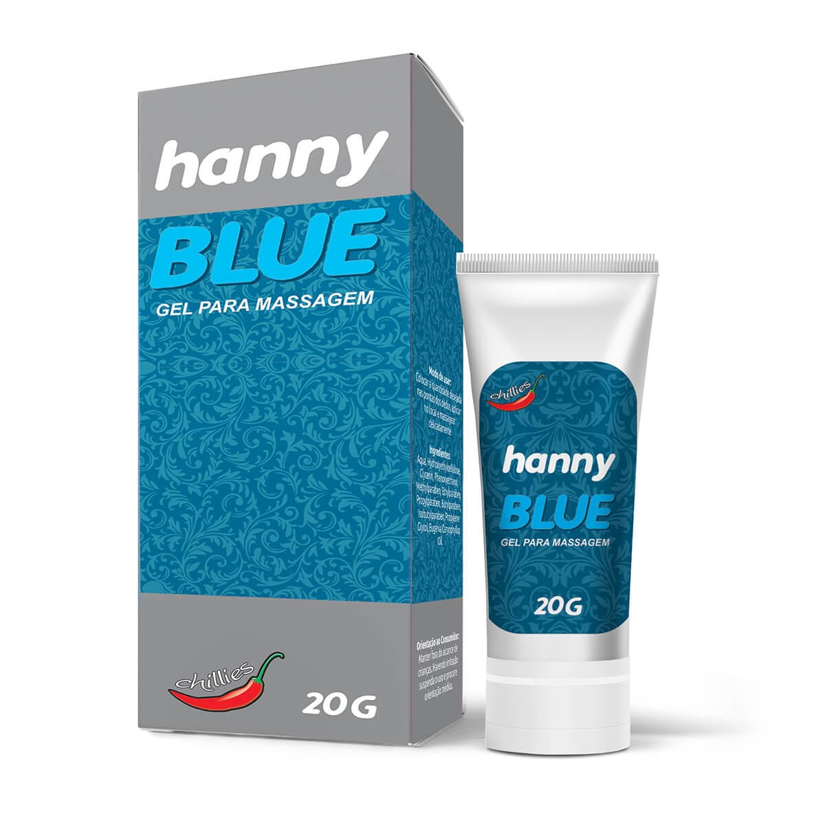 Hanny Blue Gel Anestésico Corporal 20g Chillies