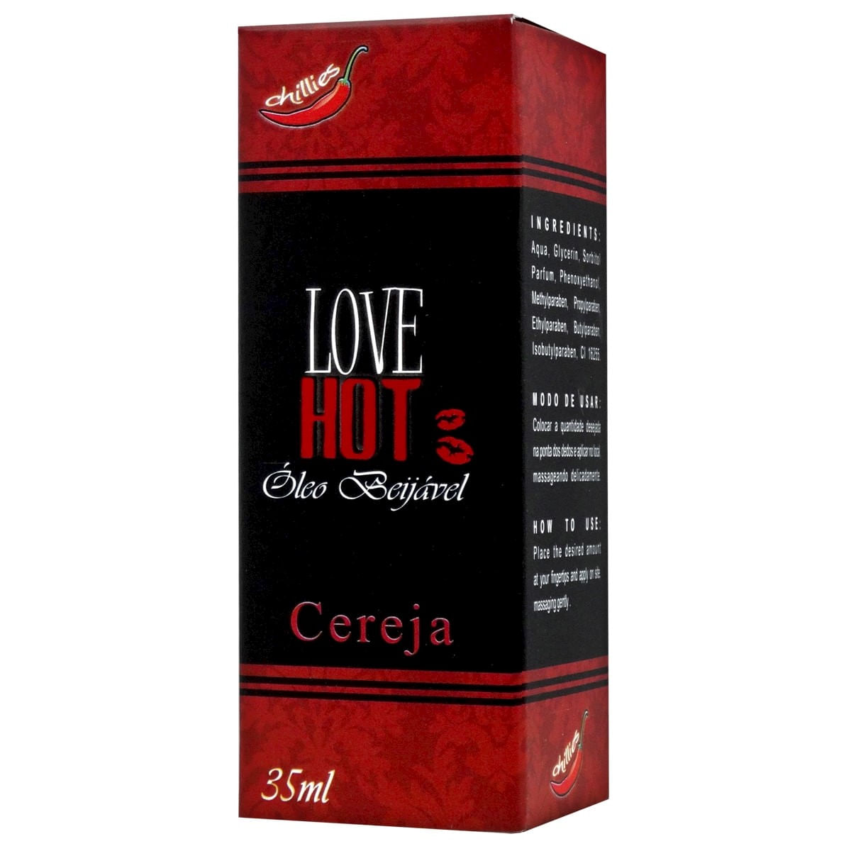 Love Hot Óleo Beijável de Cereja 35ml Chillies