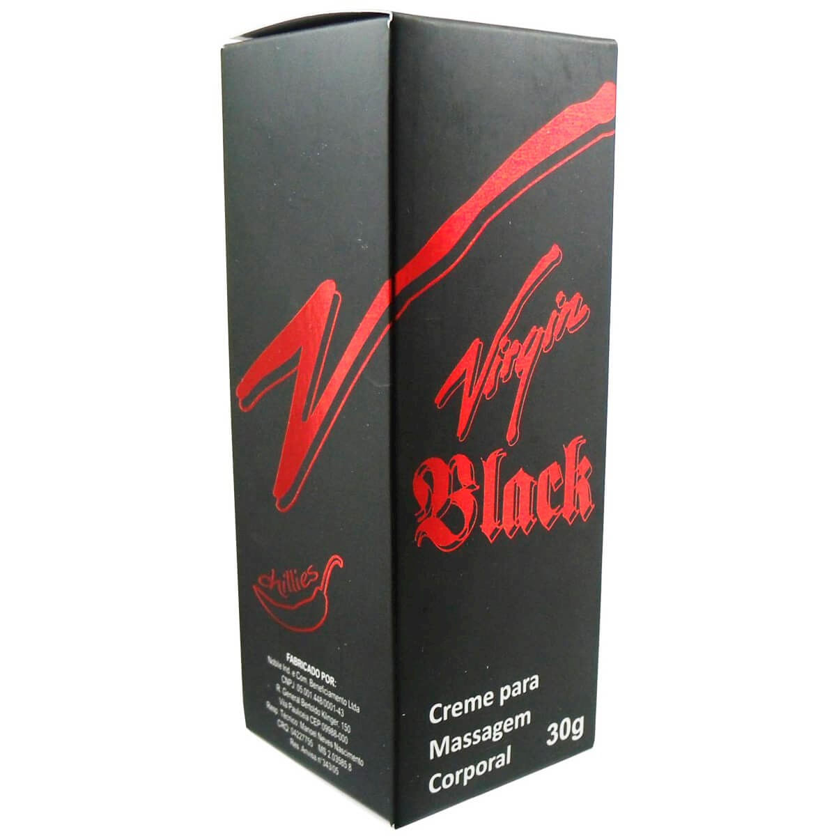 Virgin Black Gel Adstringente Corporal 30g Chillies