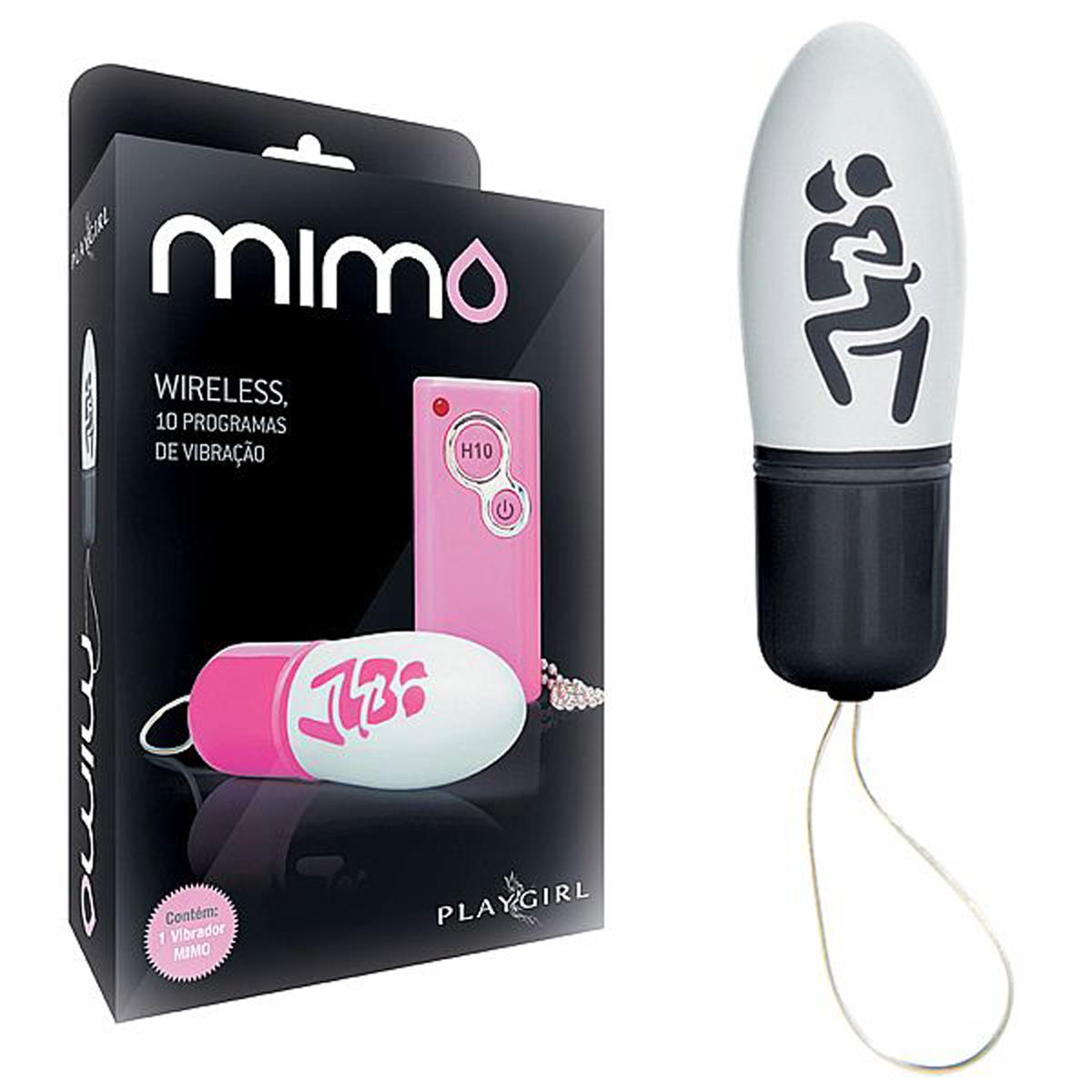 Vibrador Mimo Wireless com 10 Programas de Vibração Playgirl - Miess