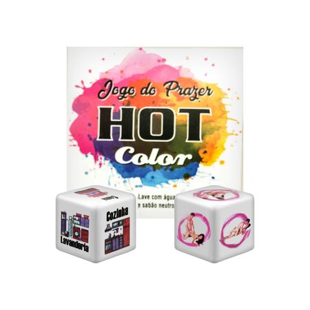 Jogo do Prazer Hot Color Diversão ao Cubo