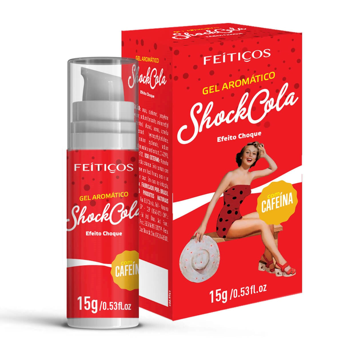 Shock Cola Gel Aromático 15gr Feitiços Aromáticos Shock Cola Gel Aromático 15gr Feitiços Aromáticos