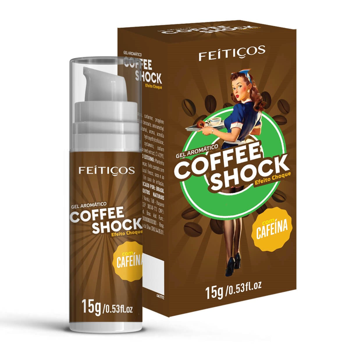 Coffee Shock Gel Aromático 15gr Feitiços Aromáticos