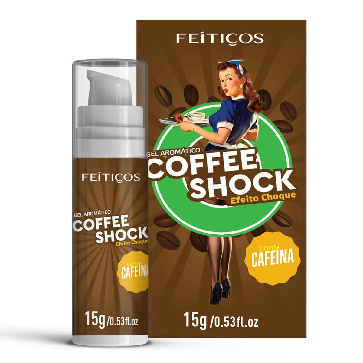 Coffee Shock Gel Aromático 15gr Feitiços Aromáticos