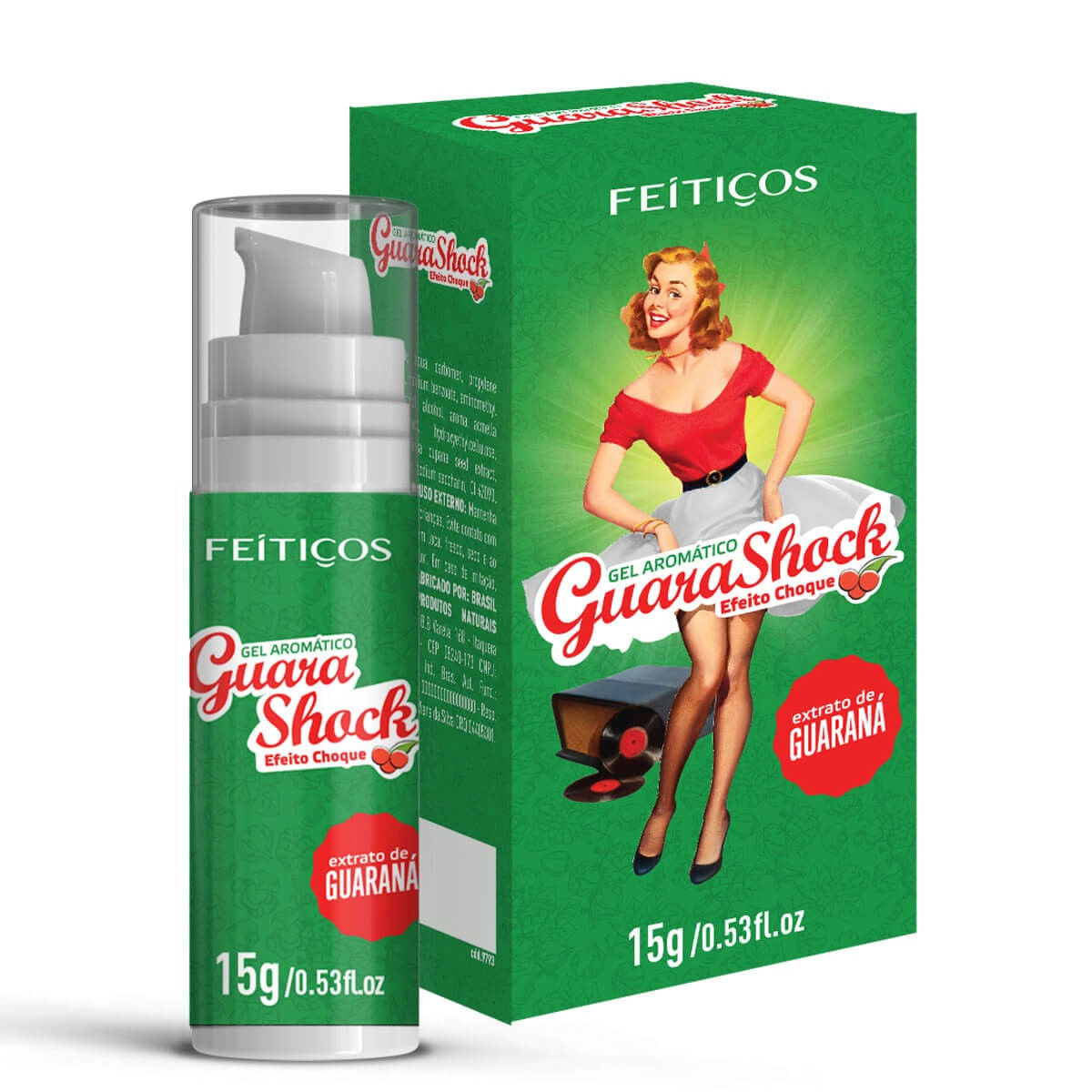 Guará Shok Gel Aromático 15gr Feitiços Aromáticos Guará Shok Gel Aromático 15gr Feitiços Aromáticos