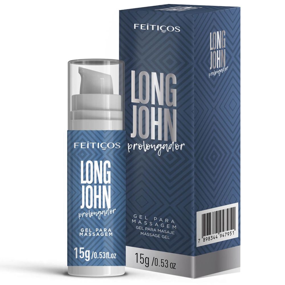 Estimulantes sexuais Long john gel prolongador
