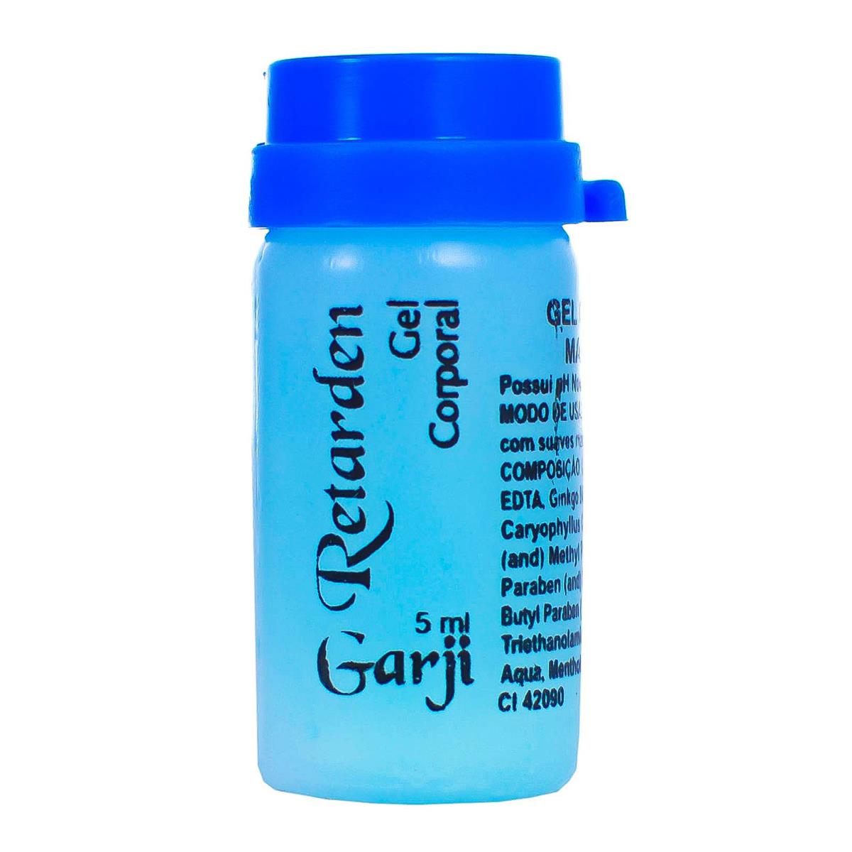Gel Corporal Masculino Retarden 5ml Garji Gel Corporal Masculino Retarden 5ml Garji