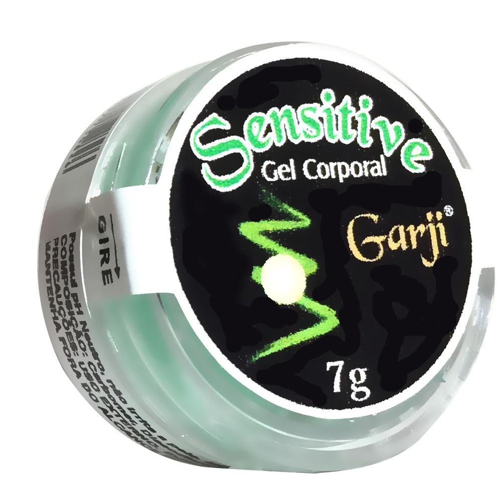 Gel para massagem sensitive 7g garji para o carnaval