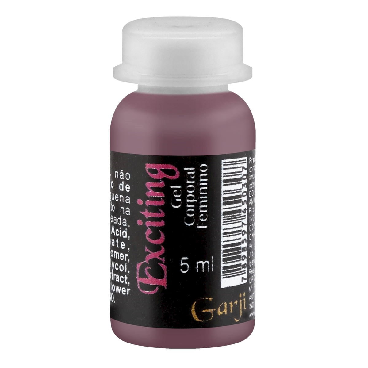 Exciting Gel Corporal Feminino 5ml Garji Exciting Gel Corporal Feminino 5ml Garji
