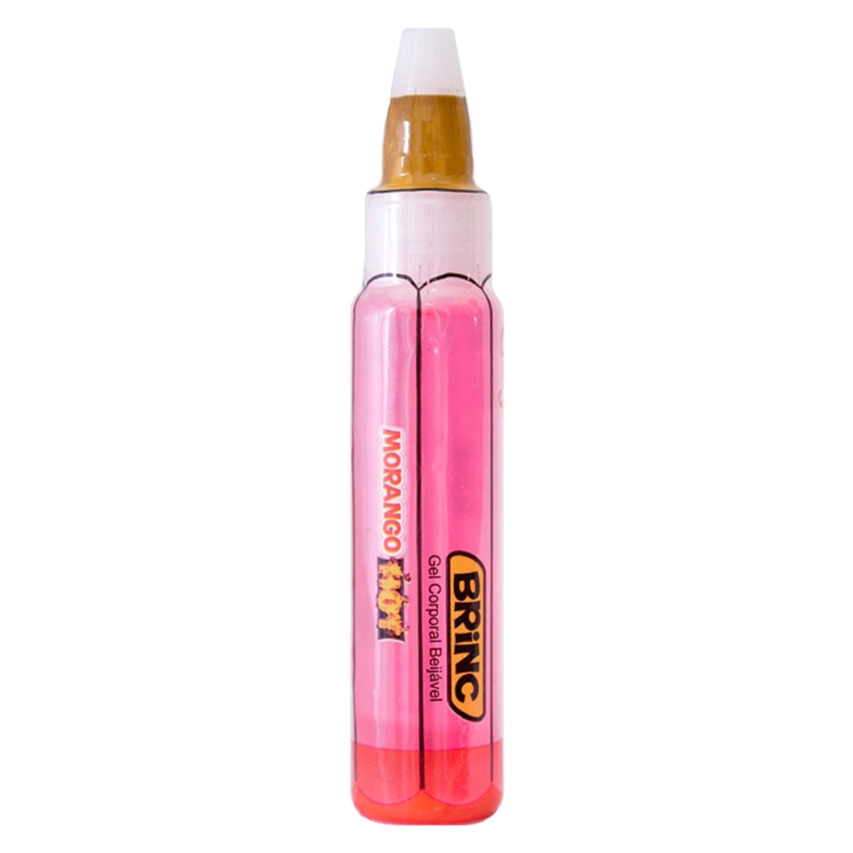 Caneta Comestível Brinc Morango Hot Garji Caneta Comestível Brinc Morango Hot Garji