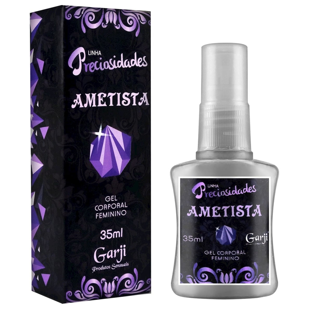 Ametista Gel Corporal Feminino Linha Preciosidades 35ml Garji Ametista Gel Corporal Feminino Linha Preciosidades 35ml Garji