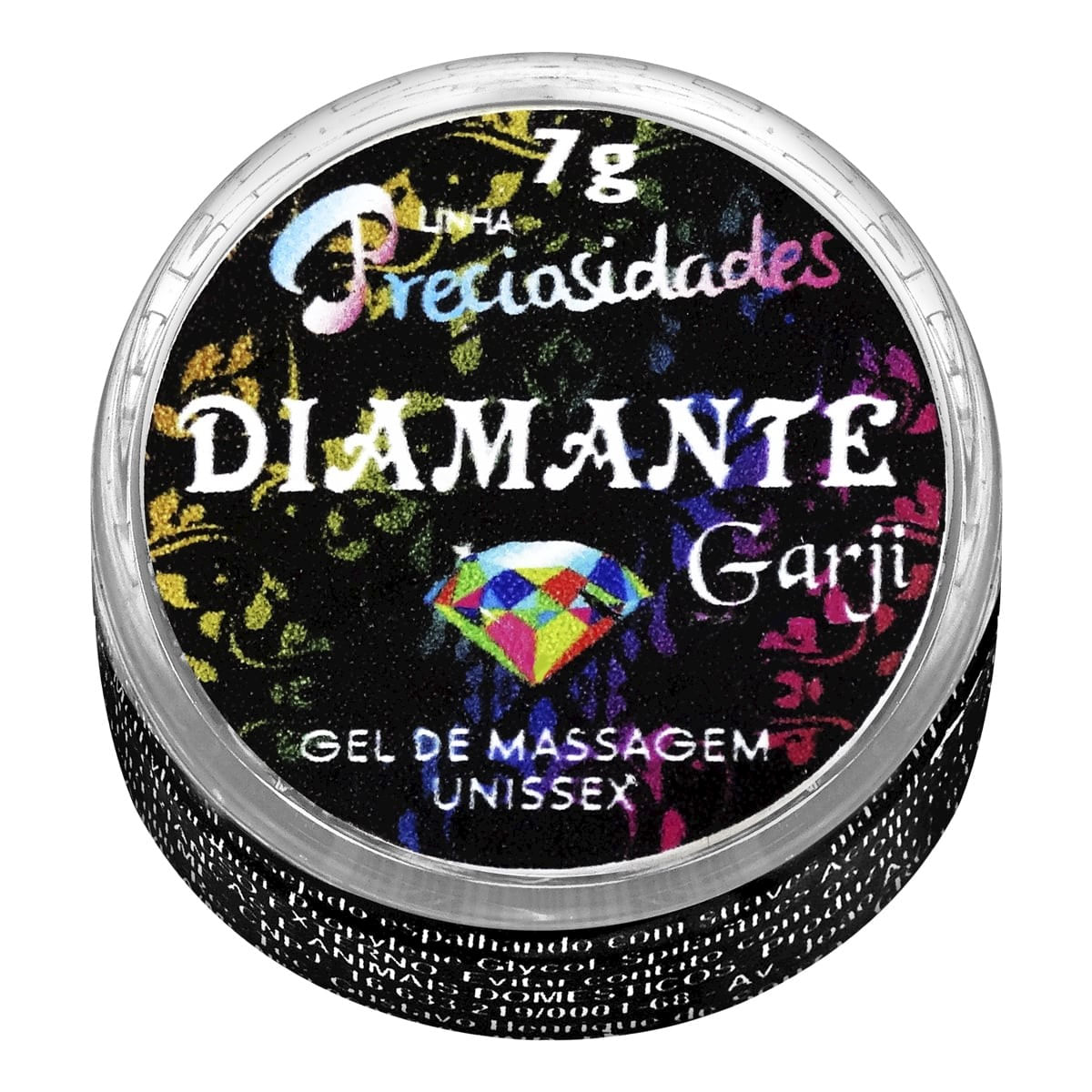 Diamante Gel Para Massagem Linha Preciosidades 7g Garji Diamante Gel Para Massagem Linha Preciosidades 7g Garji