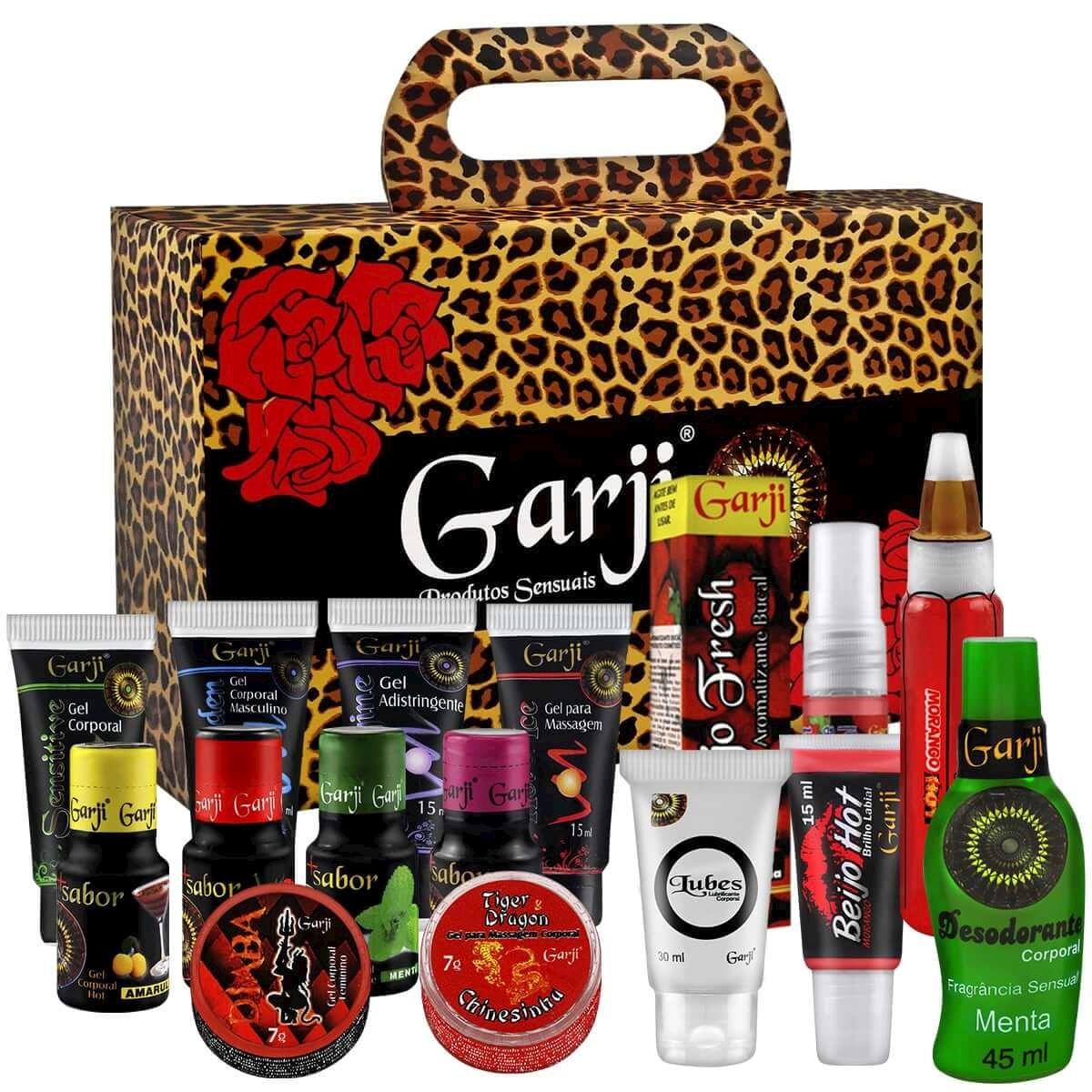 Kit Sensual 3 com 15 Itens Garji Kit Sensual 3 com 15 Itens Garji