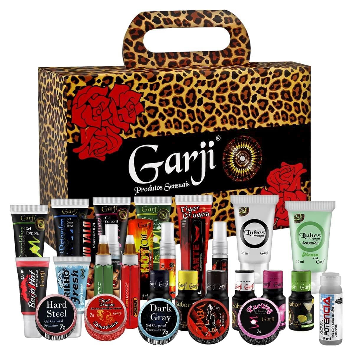 Kit Sensual 5 com 30 Itens Garji