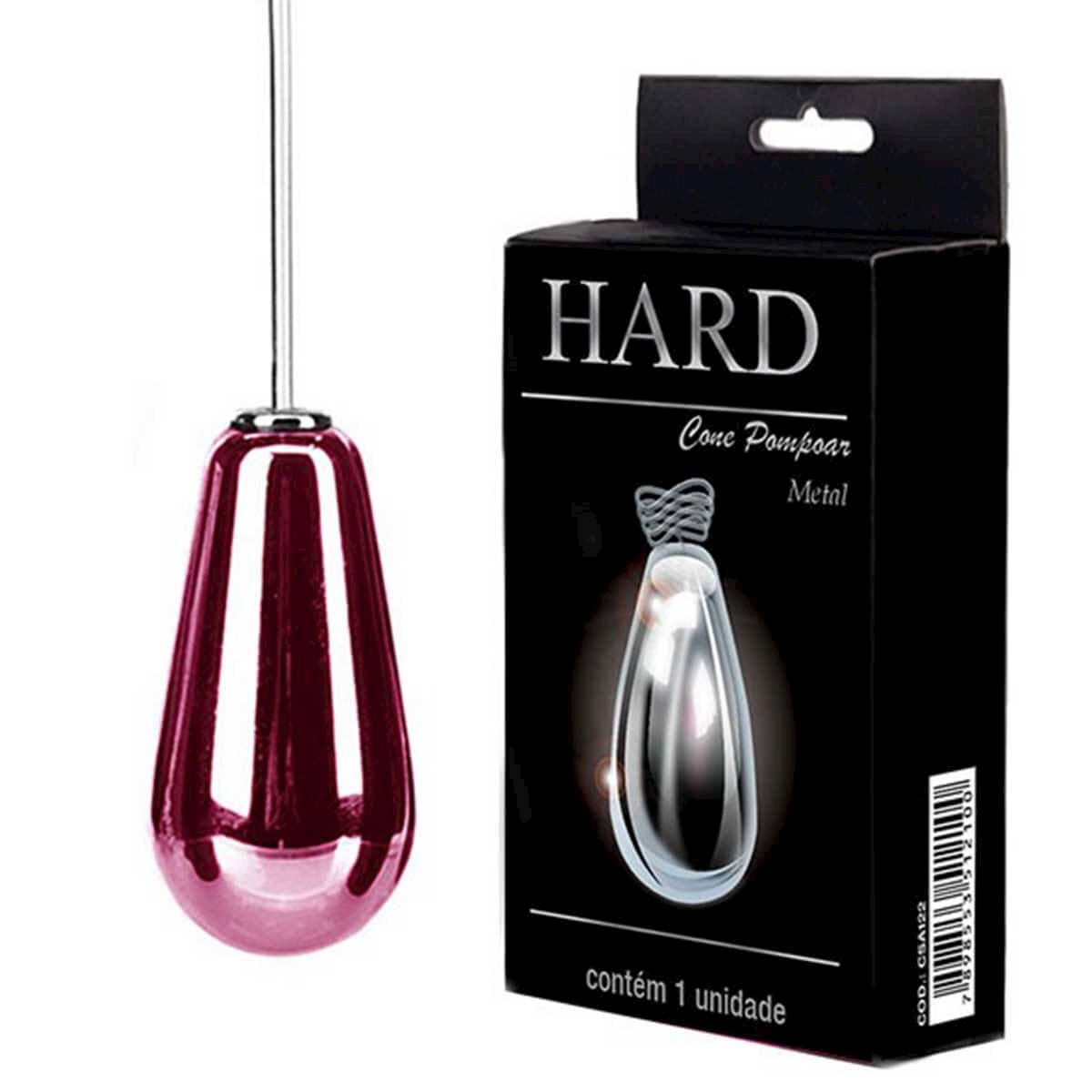 Cone Vaginal de Metal Rosa 45g Hard