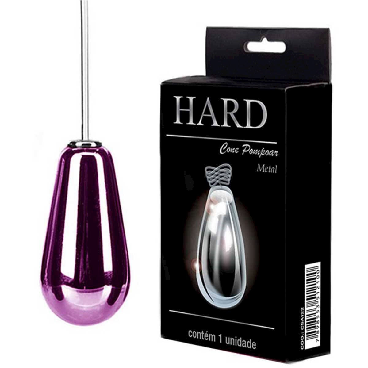 Cone Vaginal de Metal Lilás 57g Hard Cone Vaginal de Metal Lilás 57g Hard