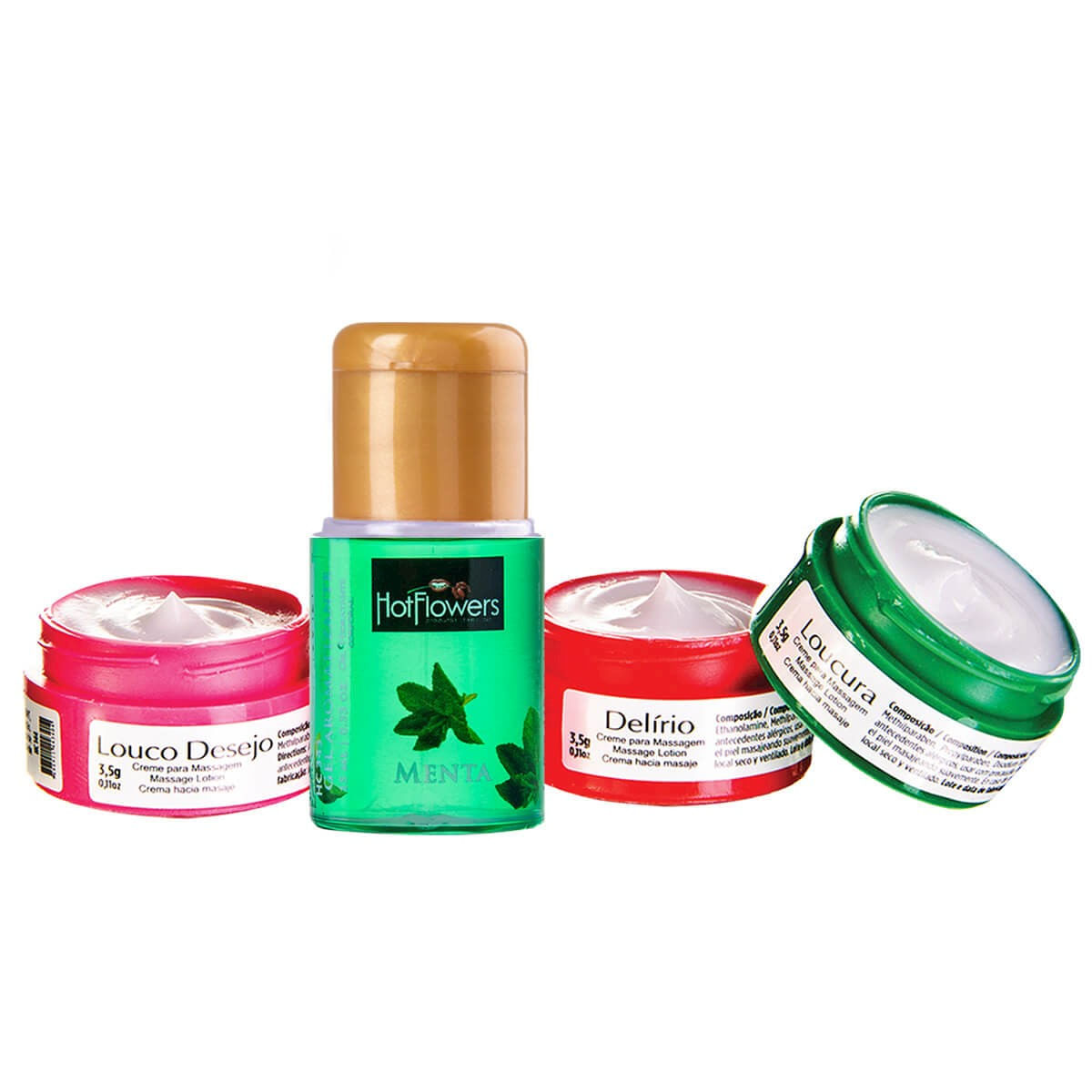 Kit Sedução Menta Hot Flowers
