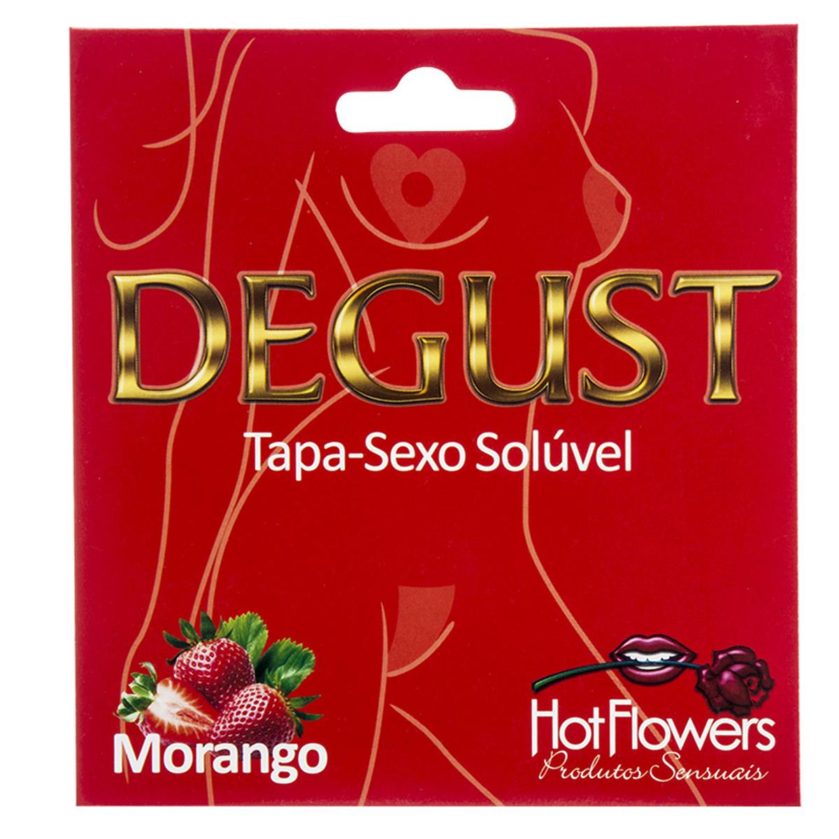 Degust Tapa-Sexo Solúvel Morango Borboleta Hot Flowers - Miess