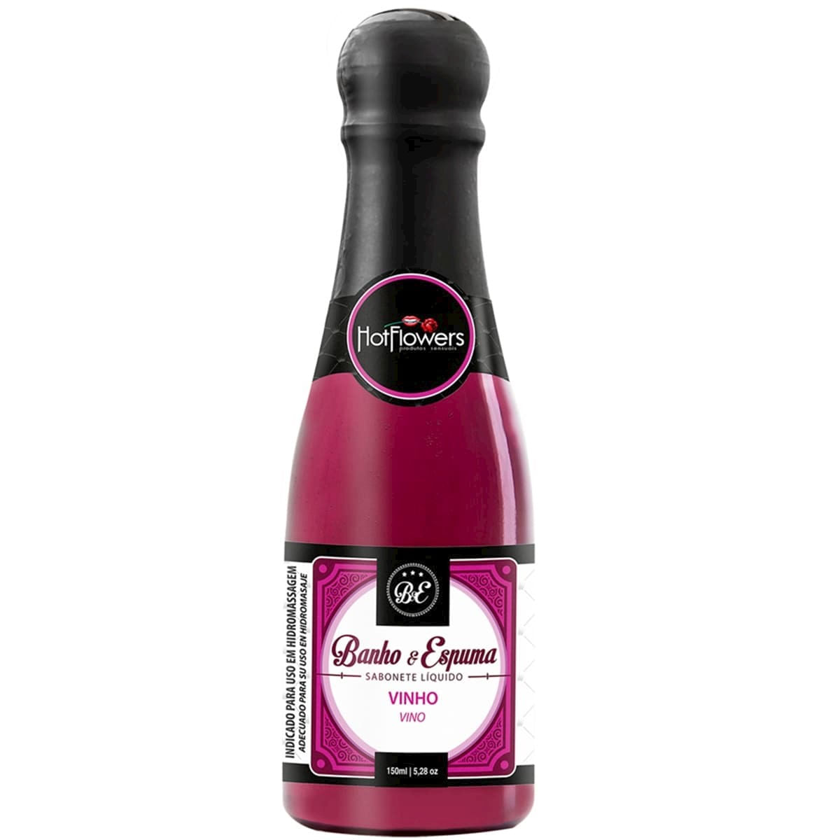 Sabonete Líquido Banho & Espuma Vinho 150ml Hot Flowers - MelHot
