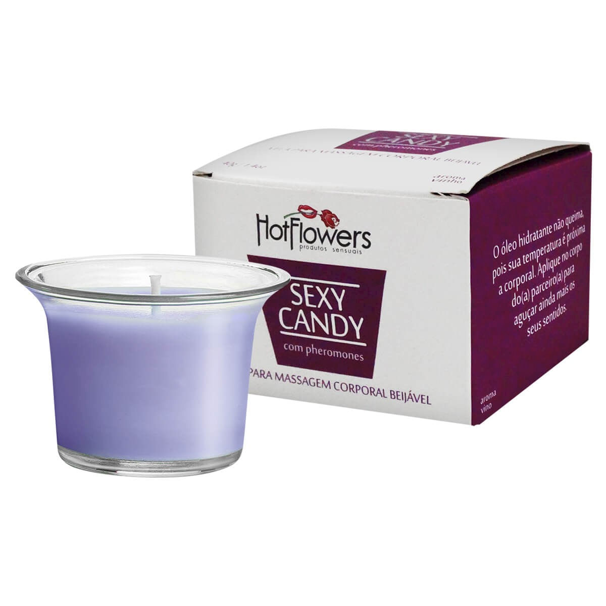 Sexy Candy Vinho 40gr Hot Flowers - MelHot
