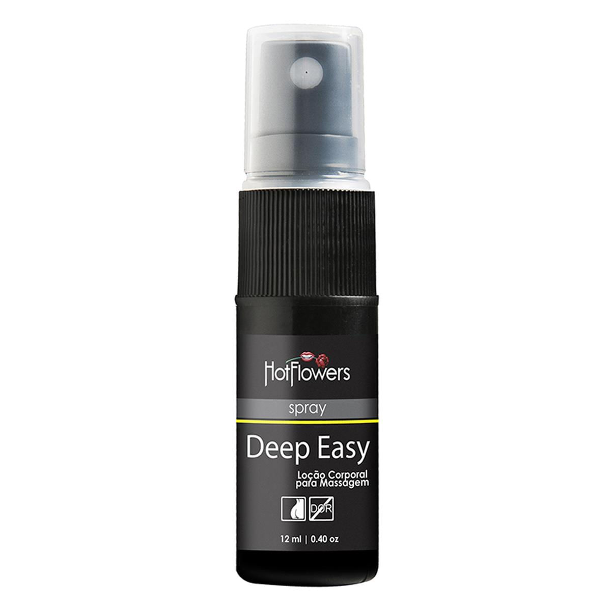 Deep Easy Loção Corporal para Massagem em Spray 12ml Hot Flowers - Miess