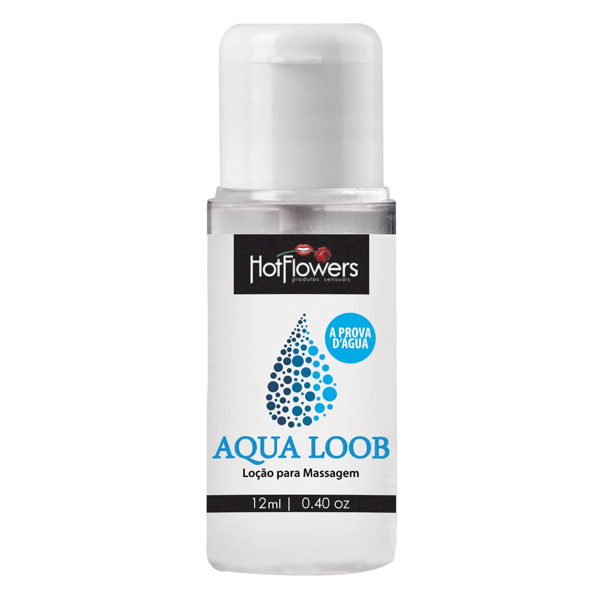 Aqua Loob Lubrificante Resistente a Água 12ml Hot Flowers