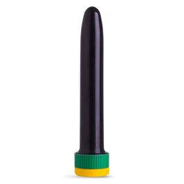 Vibrador Personal Médio Preto Atletas do Sexo Edição Limitada Hot Flowers