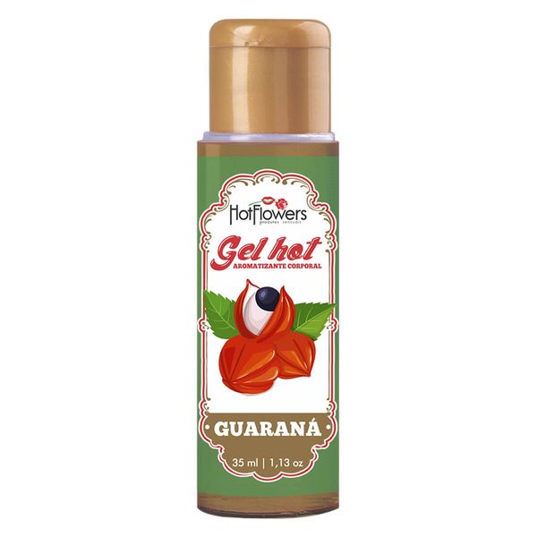 Gel Hot Aromatizante Corporal Guaraná 35ml Hot Flowers