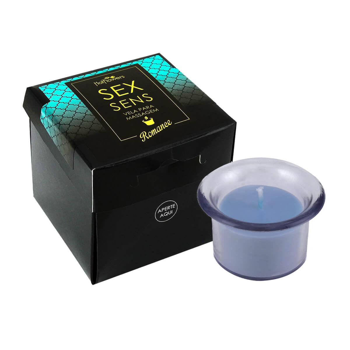 Sex Sens Vela Hidratante Corporal Romance Pele Macia e Aveludada 20g Hot Flowers