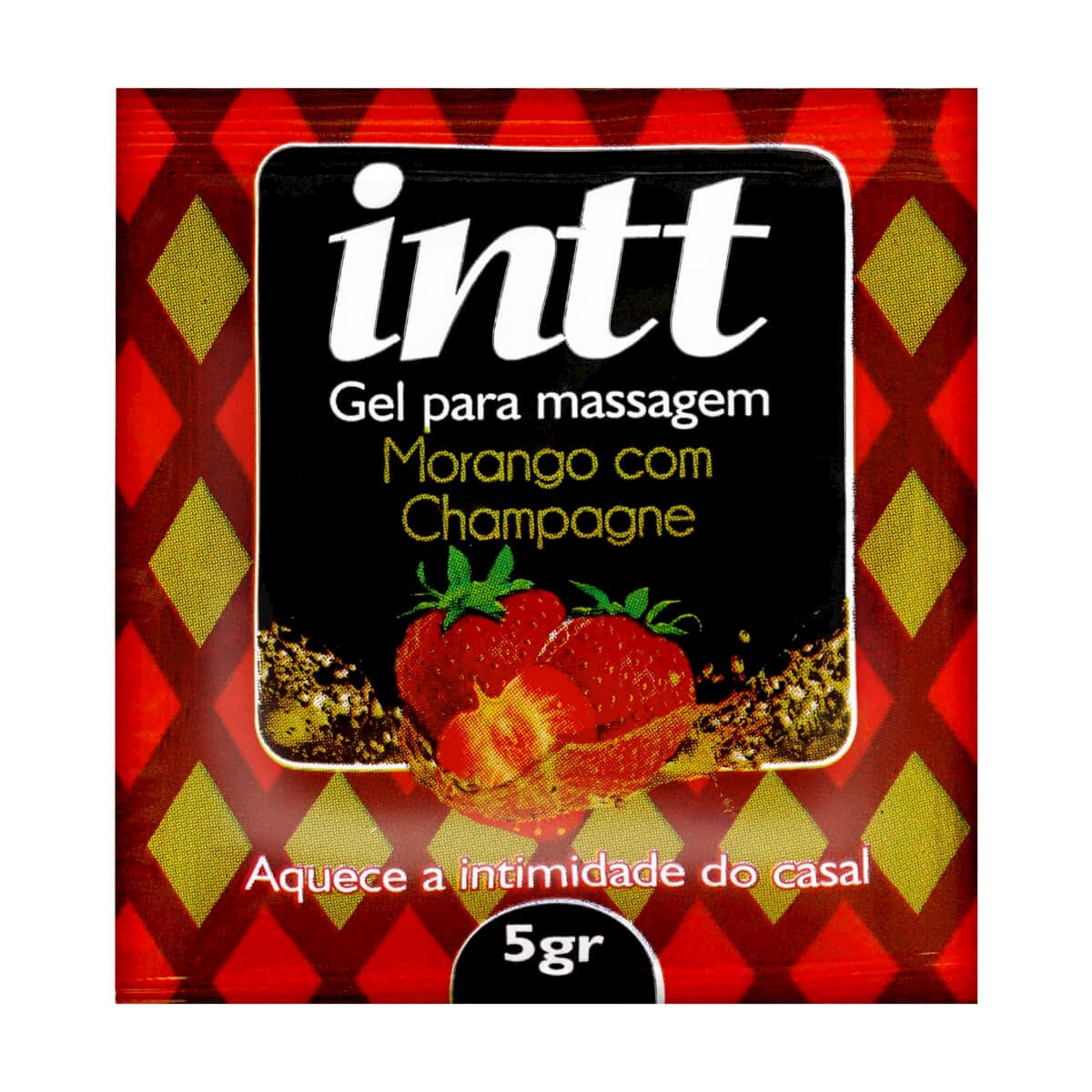 Gel Morango com Champagne Dose Única 5g INTT - Miess