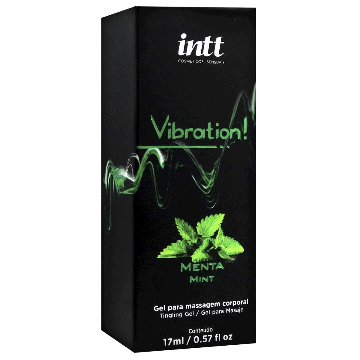 Vibration! Gel para Massagem Corporal  Sabor Menta17g INTT - Miess