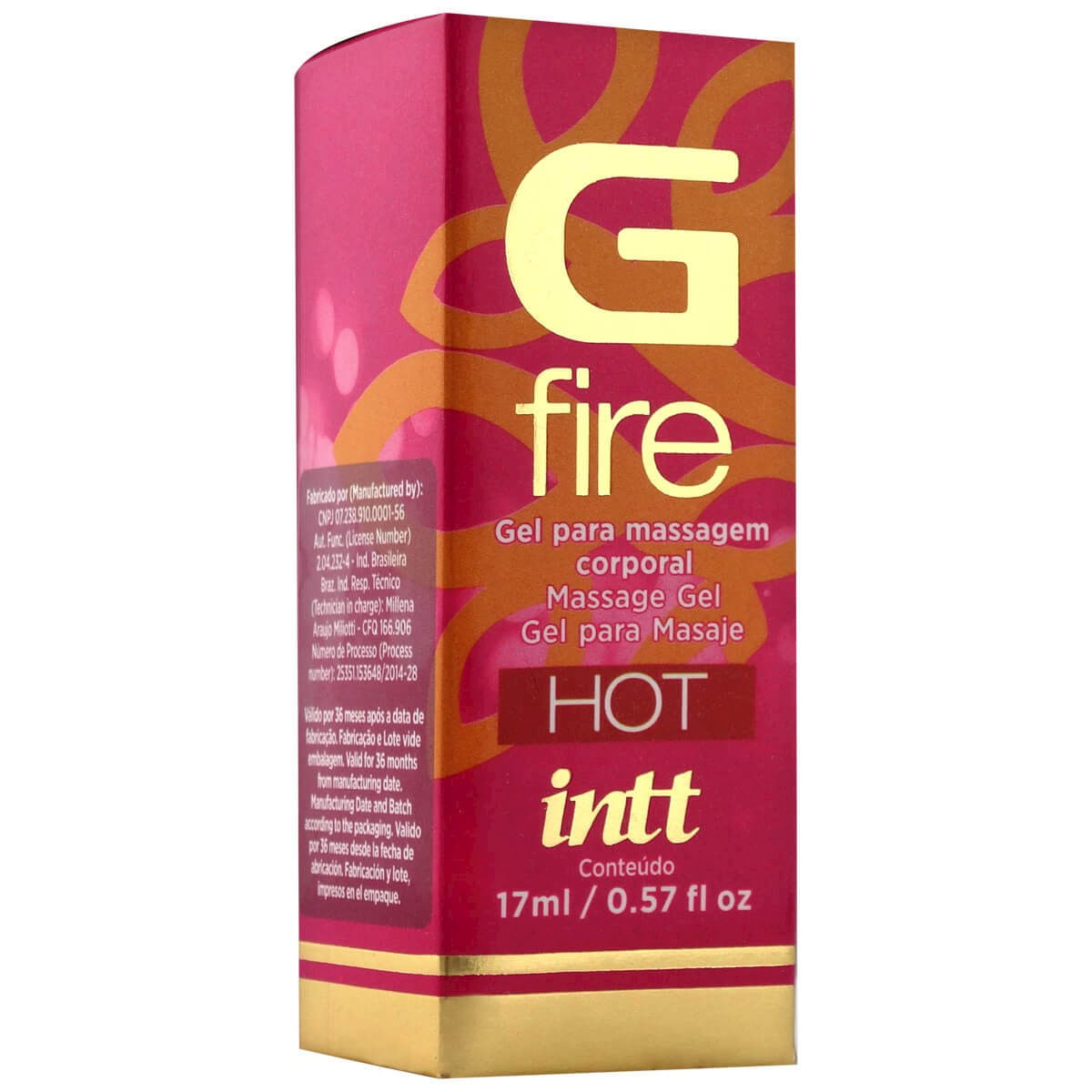 G Fire Gel para Massagem Excitante 17ml Intt