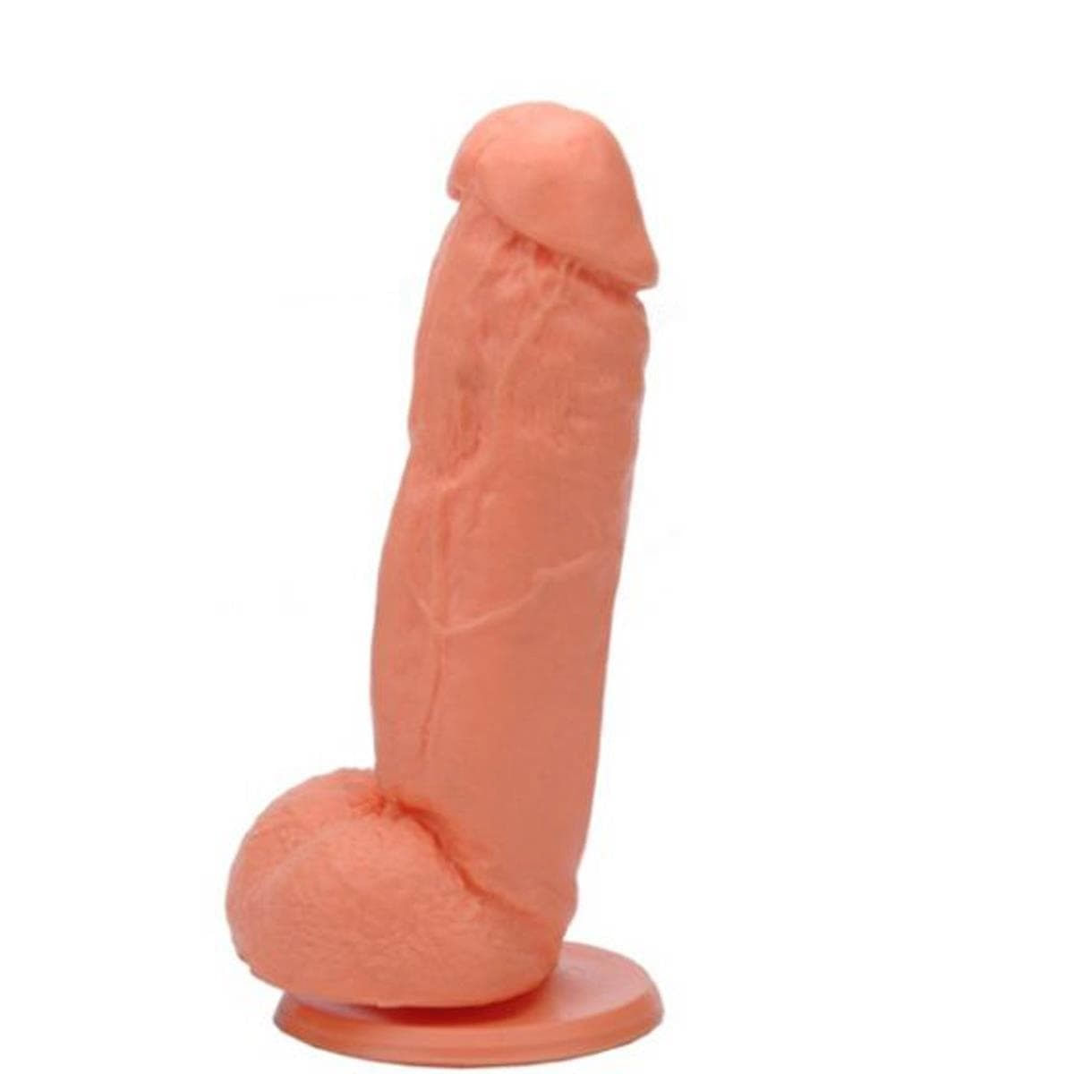 Pênis Maciça com Ventosa 18,5X4,5cm Ktoy Pênis Maciça com Ventosa 18,5X4,5cm Ktoy