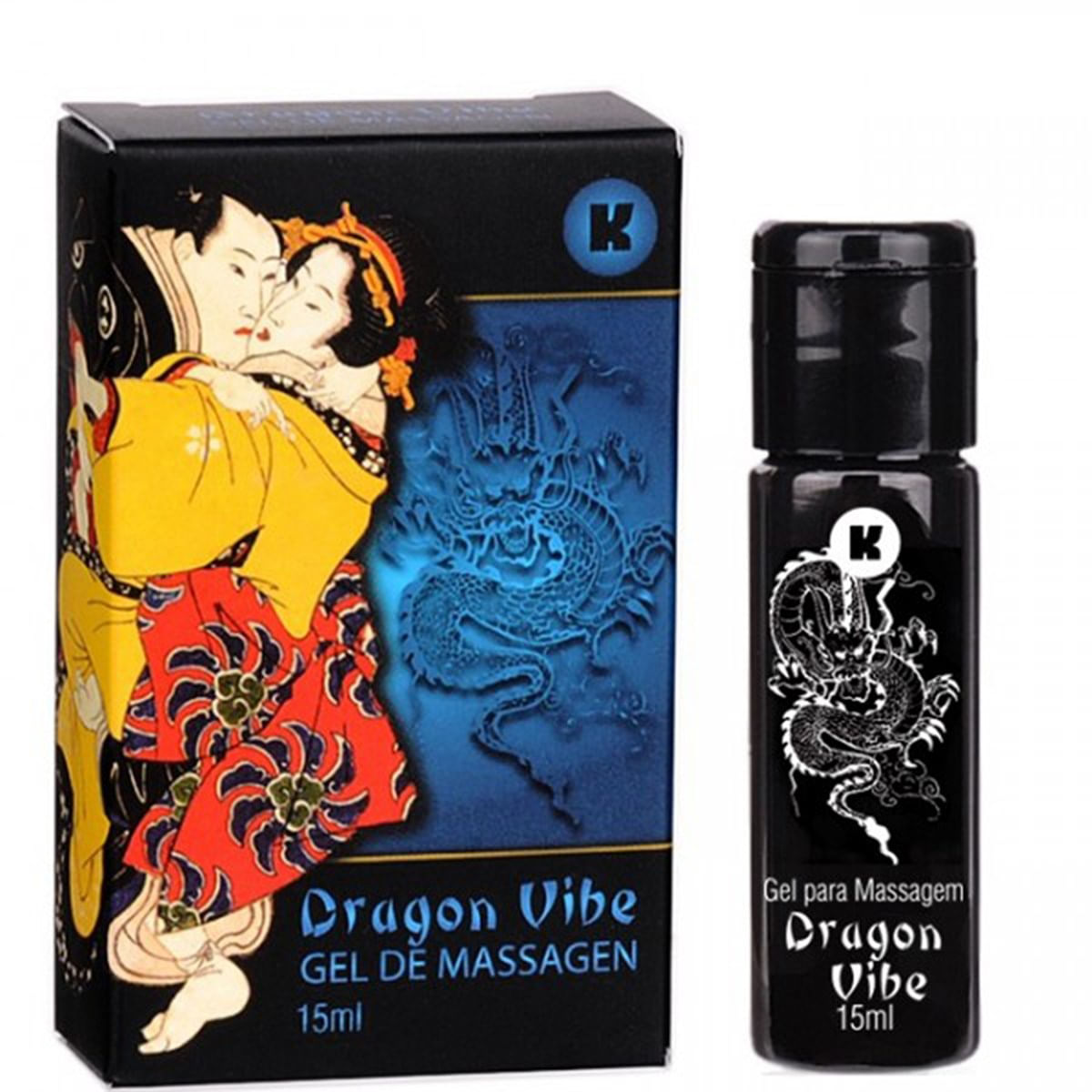 Dragon Vibe Sensação Eletrizante Gel para Massagem Corporal 15ml K-gel