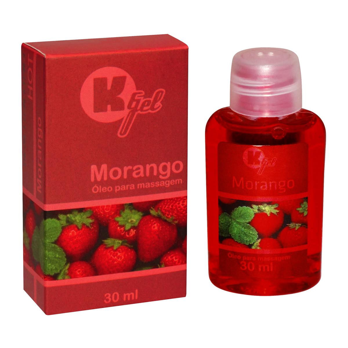 Óleo Para Massagem Hot Morango K-gel