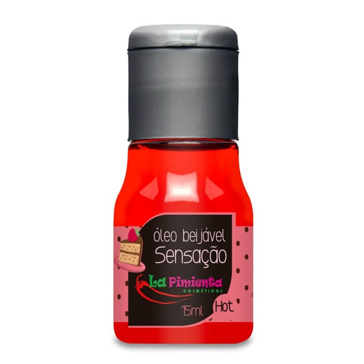 Óleo Beijável para Massagem Hot de Sensação 15ml La Pimienta