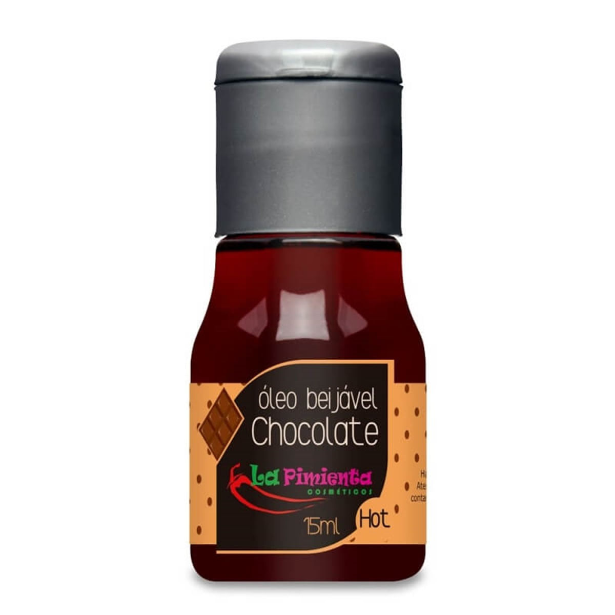 Óleo Beijável para Massagem Hot de Chocolate 15ml La Pimienta