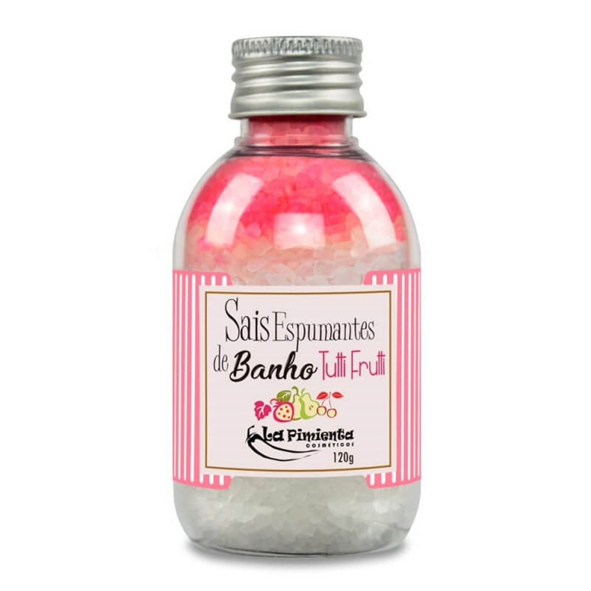 Sais de Banho Sensual de Tutti Frutti 120g La Pimienta