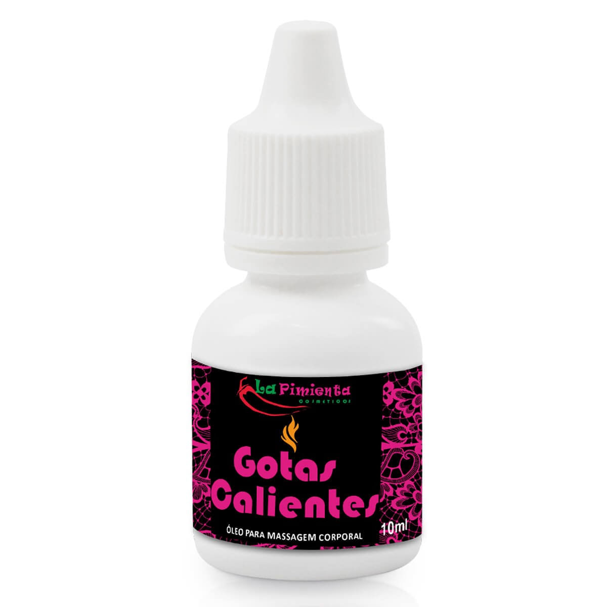 Gotas Calientes Óleo para Massagem 10ml La Pimienta Gotas Calientes Óleo para Massagem 10ml La Pimienta