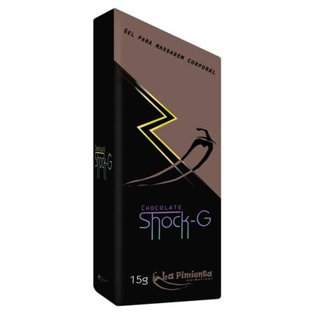 Shock G Gel para Massagem Beijável de Chocolate Hot 15ml La Pimienta