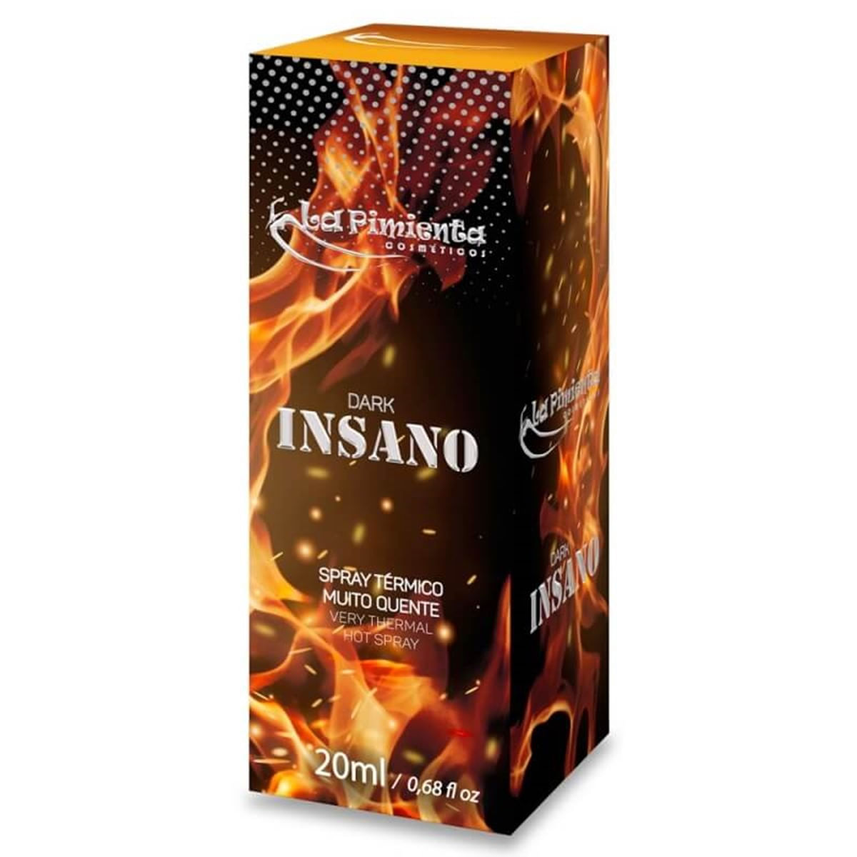 Dark Insano Spray Térmico Hot para Massagem 20ml La Pimienta