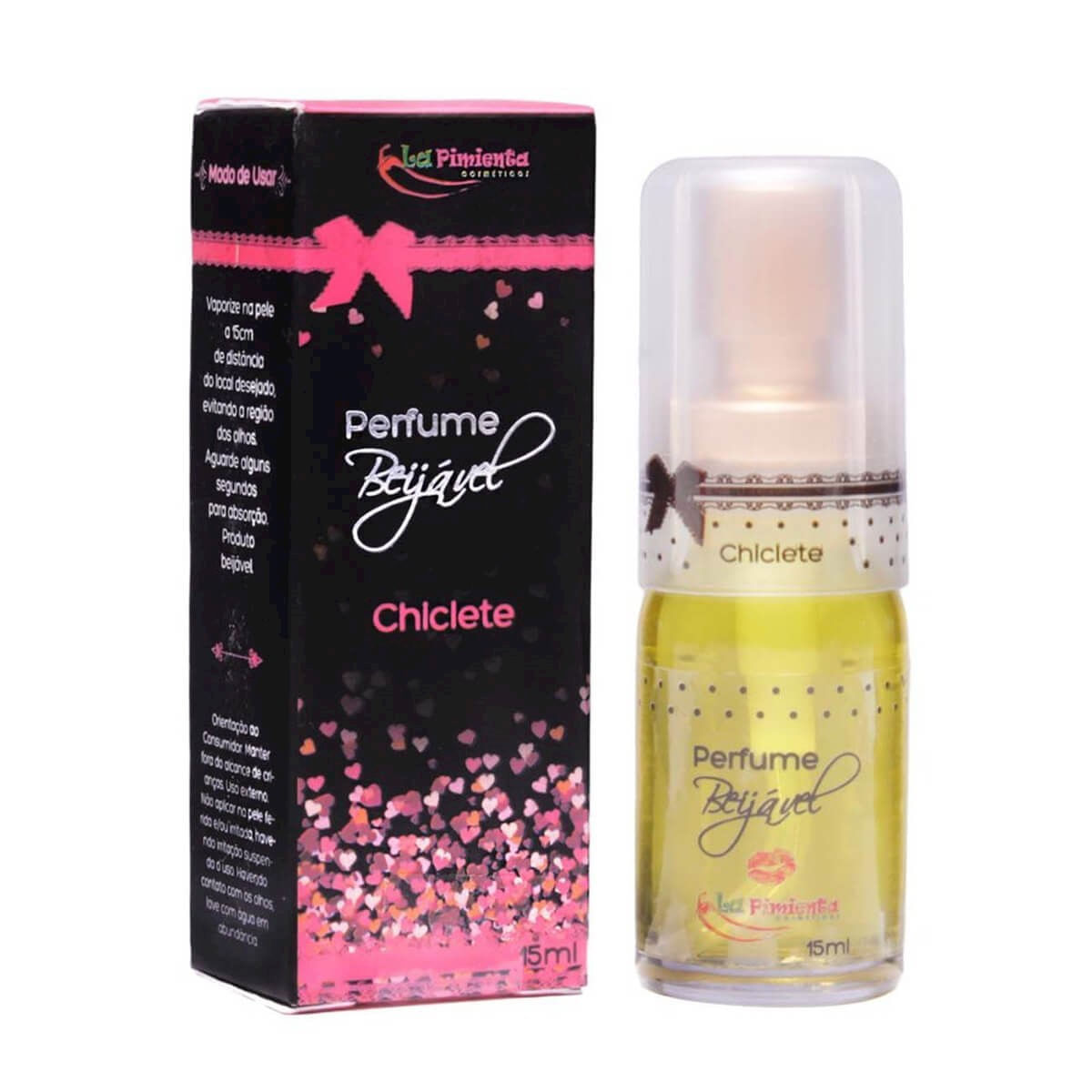 Perfume Beijável com Aroma de Chiclete 15ml La Pimienta